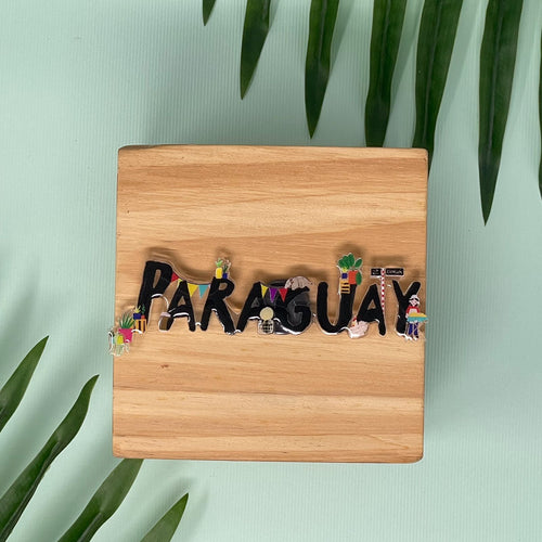 Imán- Paraguay decorado