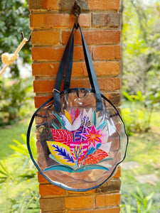 Bolso Redondo Grande - Flowertopia