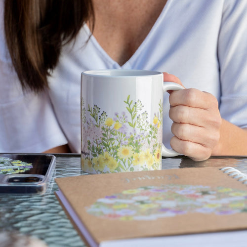 Taza Flores Amarillas