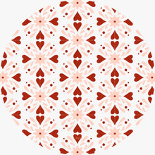 Set de Individuales - Pattern Rojo
