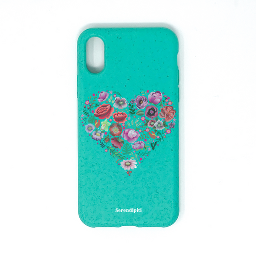 Carcasa Eco Puro Corazón Verde (solo iPhones)
